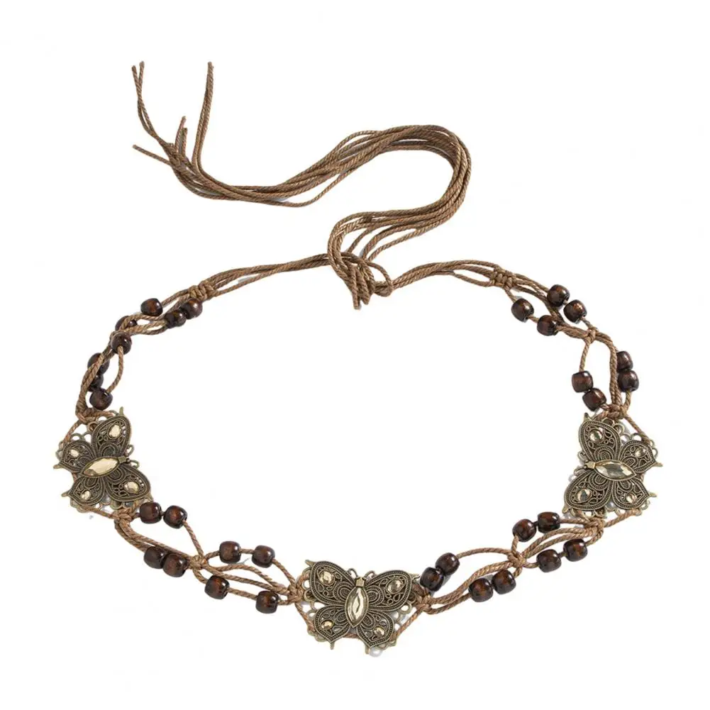 Women Belt Women Lightweight Waist Jewelry Vintage Bohemian Beads Decor Ethnic Lace Up Adjustable Lightweight Lady Waist Strap
Women Belt Women Lightweight Waist Jewelry Vintage Bohemian Beads Decor Ethnic Lace Up Adjustable Lightweight Lady Waist Strap