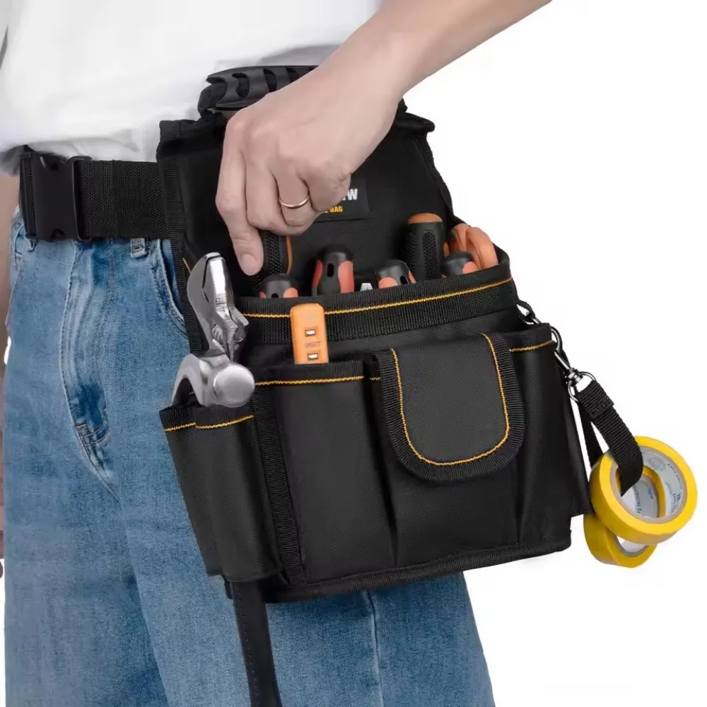 Large Capacity Tool Waist Bag, Multi-Compartment Adjustable Belt Organizer
Large Capacity Tool Waist Bag, Multi-Compartment Adjustable Belt Organizer