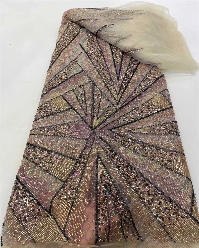 African Beads Lace Fabrics Latest Sequin Lace Fabric 5 Yards High Quality 2025 Lace Fabric Nigerian Wedding Dress For Woman
African Beads Lace Fabrics Latest Sequin Lace Fabric 5 Yards High Quality 2025 Lace Fabric Nigerian Wedding Dress For Woman