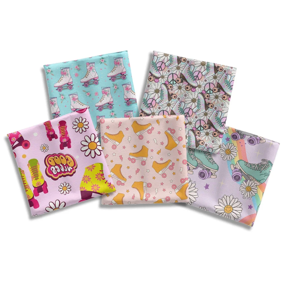 50X145cm Rollerskates Pattern Cartoon Cute Printed Twill Bubble Polyster Fabric for Patchwork Quilting Fabrics
50X145cm Rollerskates Pattern Cartoon Cute Printed Twill Bubble Polyster Fabric for Patchwork Quilting Fabrics
