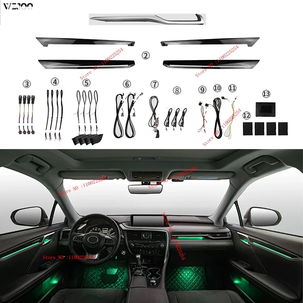 Ambient Light for Lexus RX 2016 2017 2018 2019 2020 2021 2022-2024 Ambient Light 64 Color Door Panel Light Interior Modification
Ambient Light for Lexus RX 2016 2017 2018 2019 2020 2021 2022-2024 Ambient Light 64 Color Door Panel Light Interior Modification