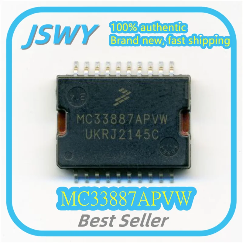 (3/30pcs) MC33887APVW MC33887 HSOP20 Automotive Driver Chip Brand New In-Stock Fast Shipping Genuine Original
(3/30pcs) MC33887APVW MC33887 HSOP20 Automotive Driver Chip Brand New In-Stock Fast Shipping Genuine Original
