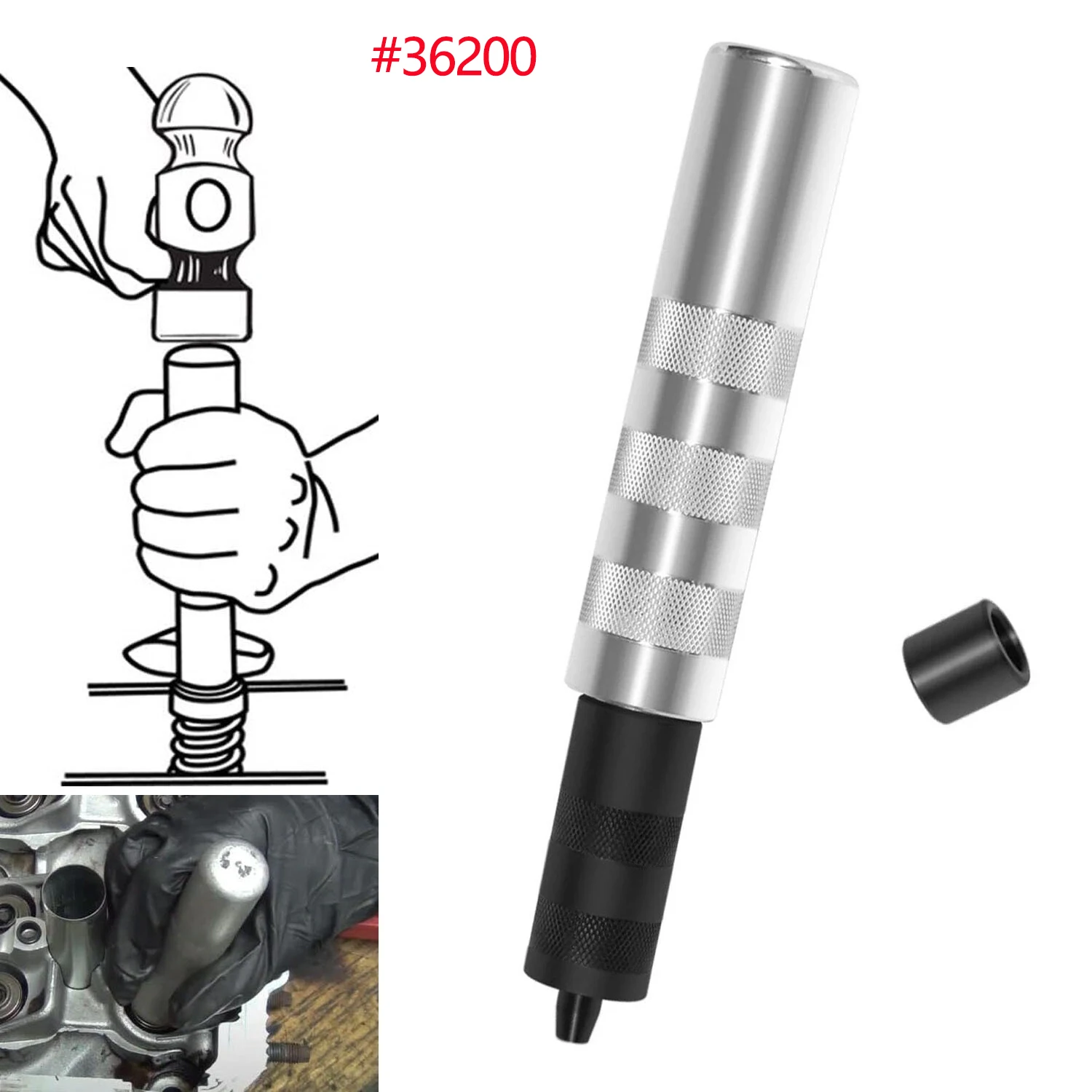 Automotive Valve Keeper Remover Installer Tool Kit #36200 Valve Spring Compressor Retainer Removal Tool for 5/16" to 3/8"
Automotive Valve Keeper Remover Installer Tool Kit #36200 Valve Spring Compressor Retainer Removal Tool for 5/16" to 3/8"