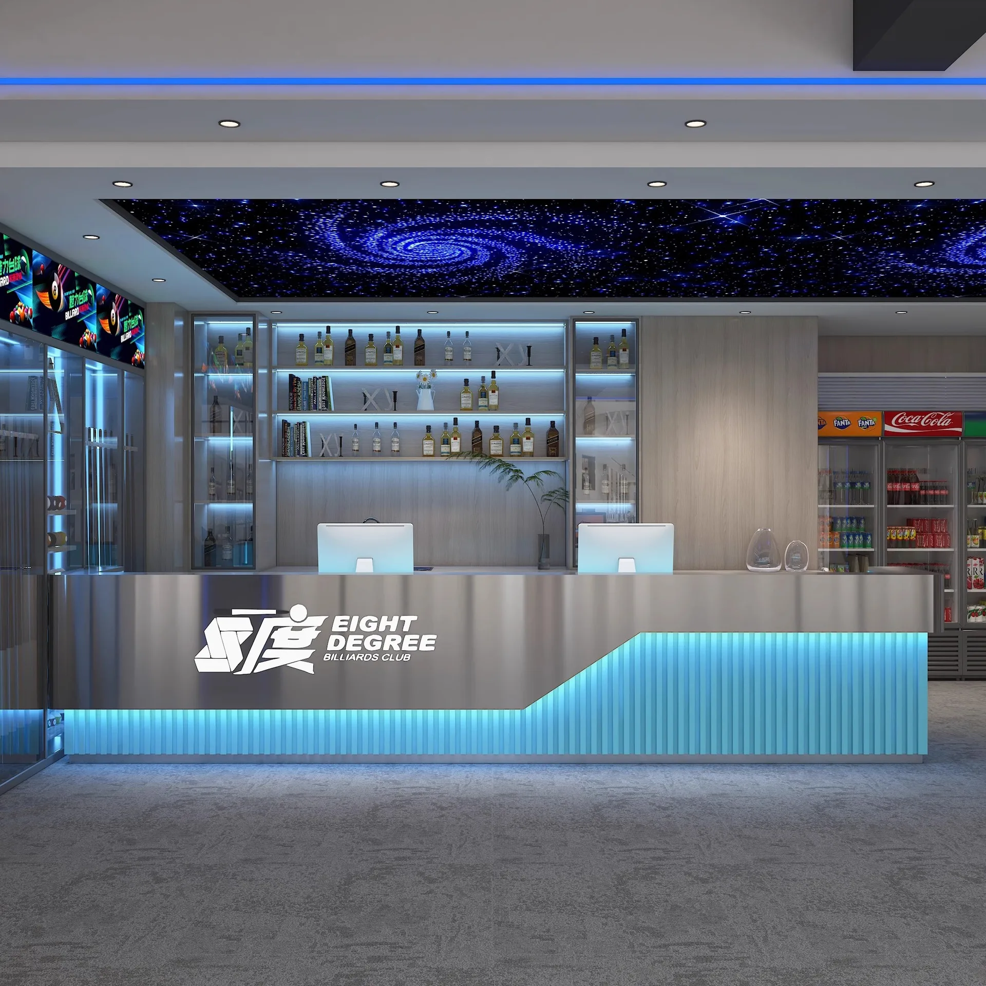 Industrial-style Barbecue Restaurant, Restaurant, Bar, Stainless Steel Bar, Cash Register, Billiard Hall, Front Desk, Gym, Recep
Industrial-style Barbecue Restaurant, Restaurant, Bar, Stainless Steel Bar, Cash Register, Billiard Hall, Front Desk, Gym, Recep