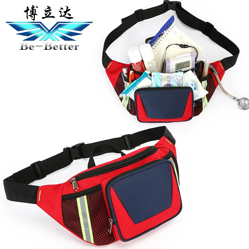 Oxford wear-resistant large capacity anti epidemic waist bag multi-pocket reflective strip multi-function first aid chest bag
Oxford wear-resistant large capacity anti epidemic waist bag multi-pocket reflective strip multi-function first aid chest bag