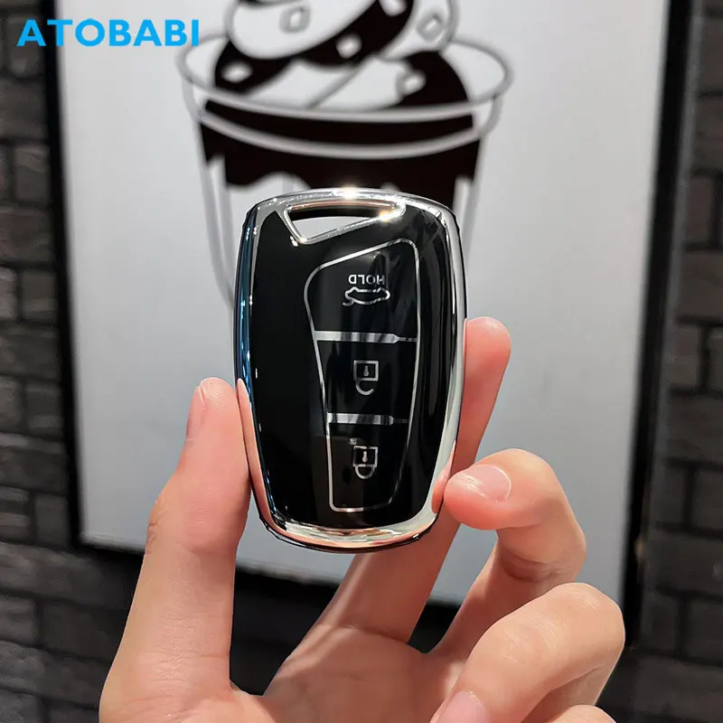 Чехол для автомобильного ключа из ТПУ для Hyundai Equus Genesis Azera Grand Santa Fe B8 2018, чехол для пульта дистанционного управления, держатель для ключей, автоаксессуары
Чехол для автомобильного ключа из ТПУ для Hyundai Equus Genesis Azera Grand Santa Fe B8 2018, чехол для пульта дистанционного управления, держатель для ключей, автоаксессуары