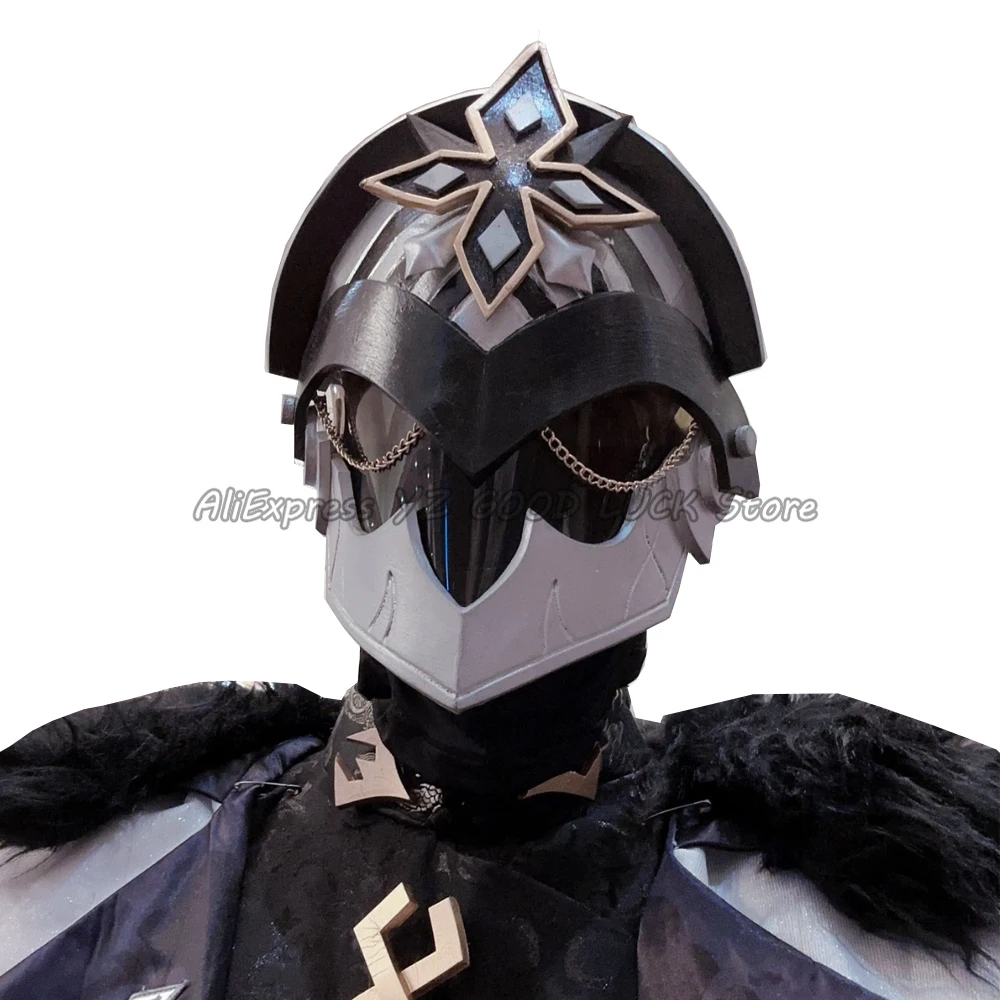 Game Genshin Impact Captain Capitano Masks PVC Cosplay Costumes Helmet Anime Capitano Cos Accessories Novelty Special Use Props
Game Genshin Impact Captain Capitano Masks PVC Cosplay Costumes Helmet Anime Capitano Cos Accessories Novelty Special Use Props