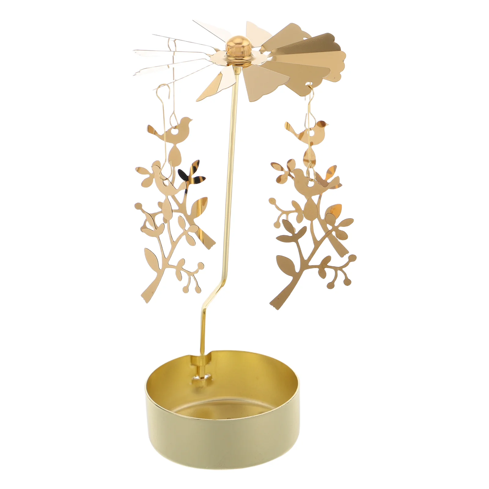 Swivel Candlestick Home Decor Table Decoration Carousel for Tea Light Holder Decorative Wrought Iron Metal Spinning Windmill
Swivel Candlestick Home Decor Table Decoration Carousel for Tea Light Holder Decorative Wrought Iron Metal Spinning Windmill