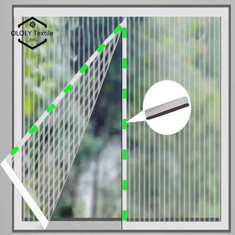 Summer White Mosquito Proof Curtain, Diamond Mesh Magnetic Curtain, Simple Self-adhesive for Home Use Ventilated and Breathable
Summer White Mosquito Proof Curtain, Diamond Mesh Magnetic Curtain, Simple Self-adhesive for Home Use Ventilated and Breathable