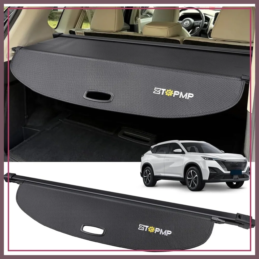 Retractable Cargo Cover for Nissan Rogue 2021-2026, Rear Trunk Luggage Shield, Carbon Fiber Leather
Retractable Cargo Cover for Nissan Rogue 2021-2026, Rear Trunk Luggage Shield, Carbon Fiber Leather