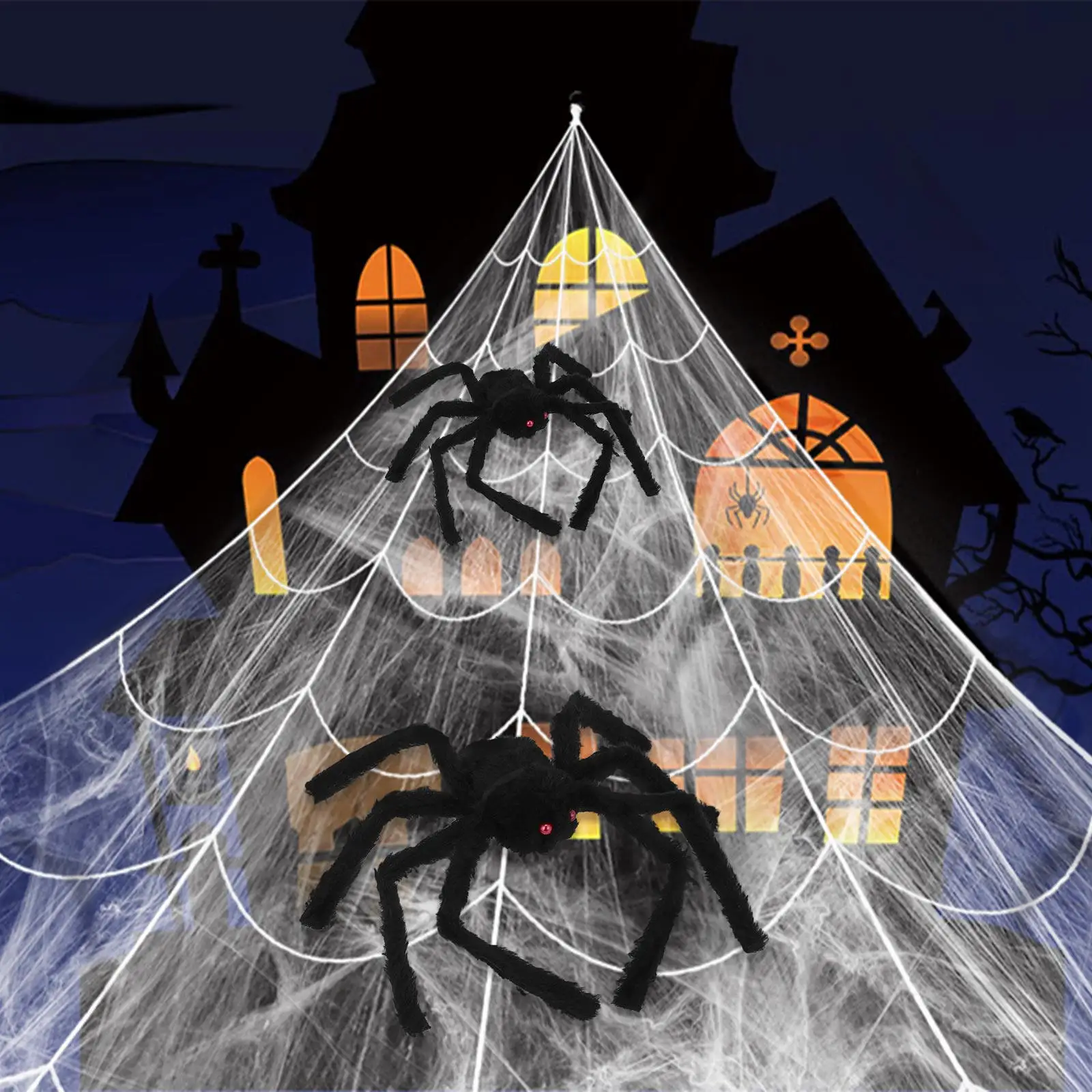 Small Halloween Black Spider Soft Realistic Scary Decoration Haunted House Prop Indoor Outdoor Yard Decor Costume Party Carnival
Small Halloween Black Spider Soft Realistic Scary Decoration Haunted House Prop Indoor Outdoor Yard Decor Costume Party Carnival