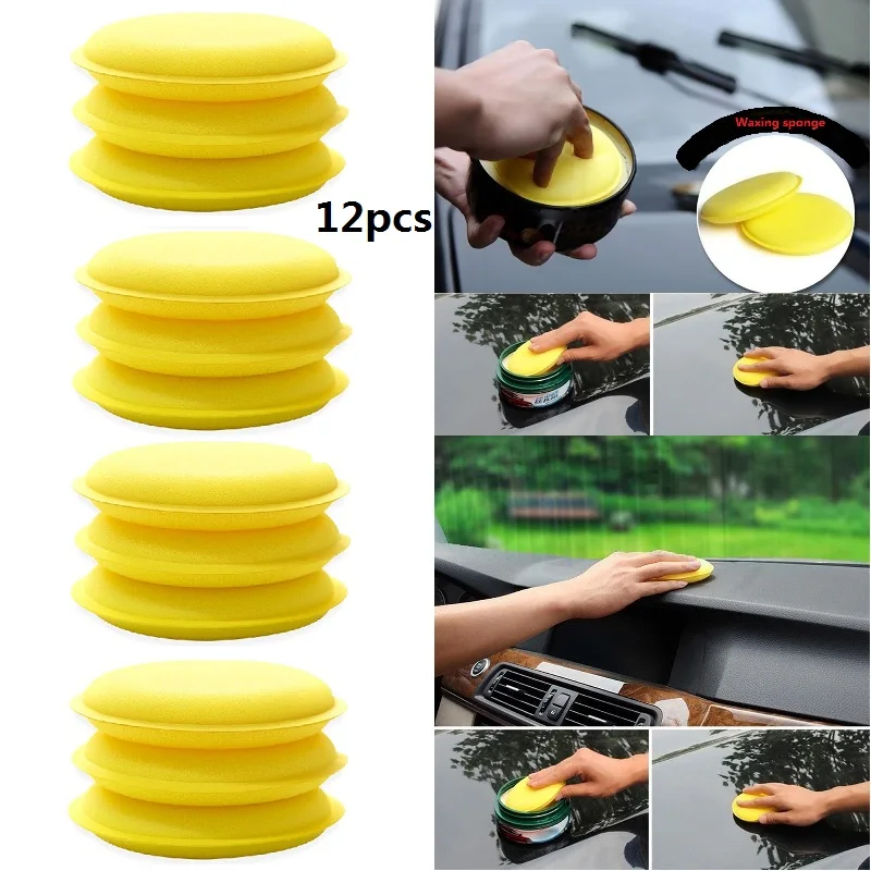 12PCS Car Polishing and Waxing Sponge Car Foam Sponge Wax Applicator Round Car Detailing Cleaning Tools Cleaning Supplies
12PCS Car Polishing and Waxing Sponge Car Foam Sponge Wax Applicator Round Car Detailing Cleaning Tools Cleaning Supplies