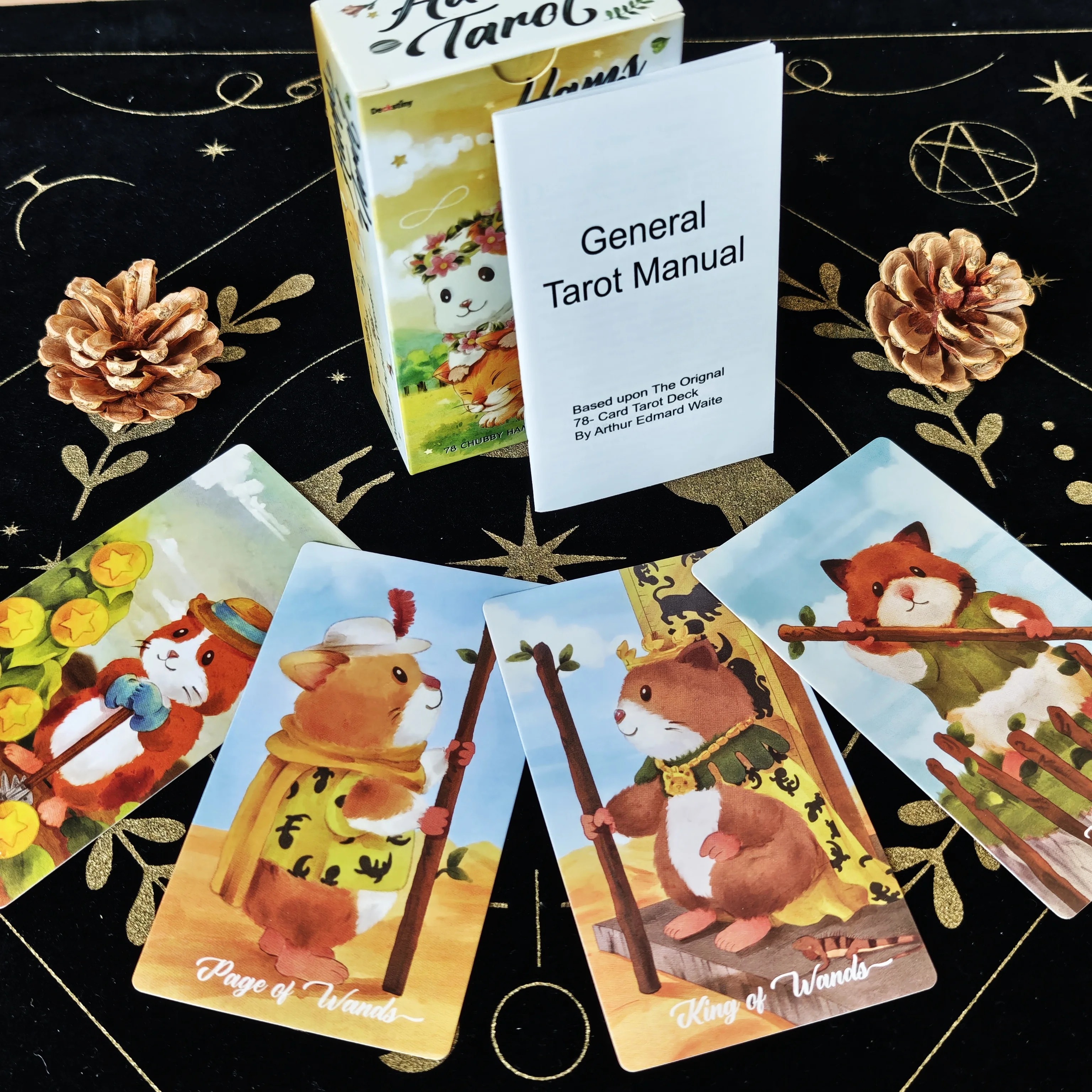 12x7cm Hams Tarot Paper Manual Card Games 79-Card Deck Centered on Favorite Places and Pastimes
12x7cm Hams Tarot Paper Manual Card Games 79-Card Deck Centered on Favorite Places and Pastimes
