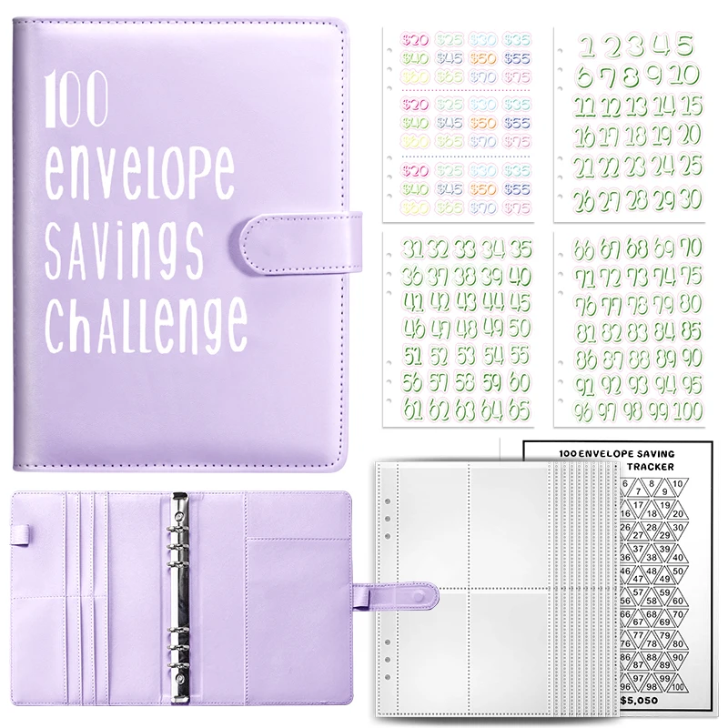 Savings Challenges 100 Envelope Challenge Binder Easy and Fun Way To Save $5,050 Binder with Cash Envelopes
Savings Challenges 100 Envelope Challenge Binder Easy and Fun Way To Save $5,050 Binder with Cash Envelopes