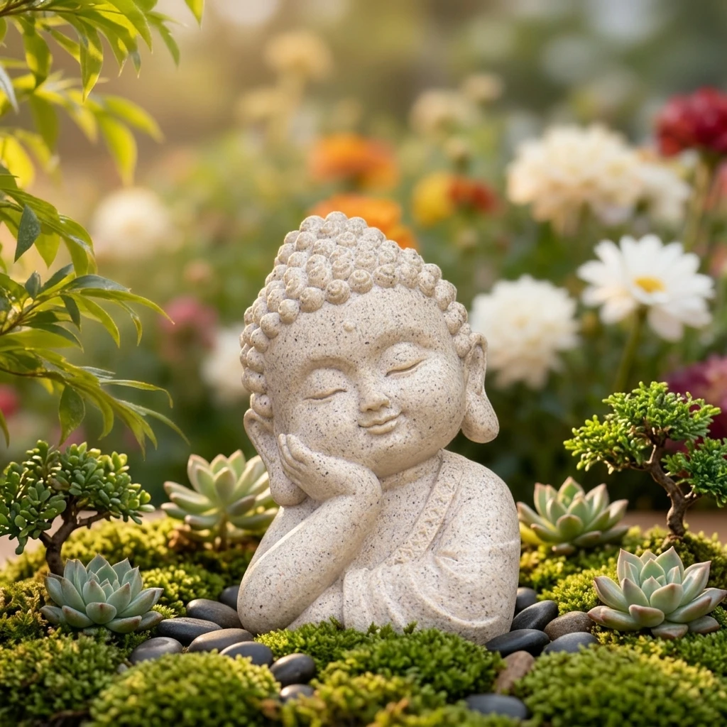 Resin Buddha Statue Outdoor Courtyard Decoration Thinking Pose Buddha Ornaments Figurines Home Office Garden Decoration
Resin Buddha Statue Outdoor Courtyard Decoration Thinking Pose Buddha Ornaments Figurines Home Office Garden Decoration