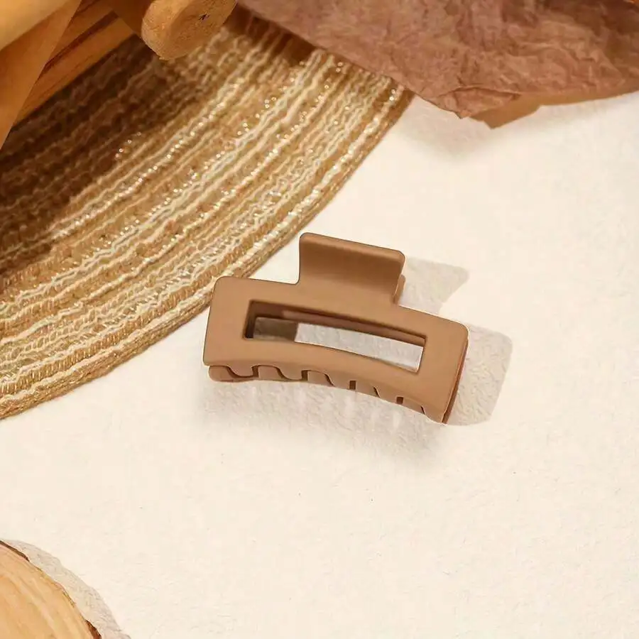 4pcs Small Coffee Color Hair Claw Clips For Women Styling Accessories
4pcs Small Coffee Color Hair Claw Clips For Women Styling Accessories
