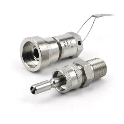 Swagelok Type Hikelok High Pressure Stainless Steel 6000 psig Full Flow Quick Connector Quick Couplings Fittings with Shut Off
Swagelok Type Hikelok High Pressure Stainless Steel 6000 psig Full Flow Quick Connector Quick Couplings Fittings with Shut Off