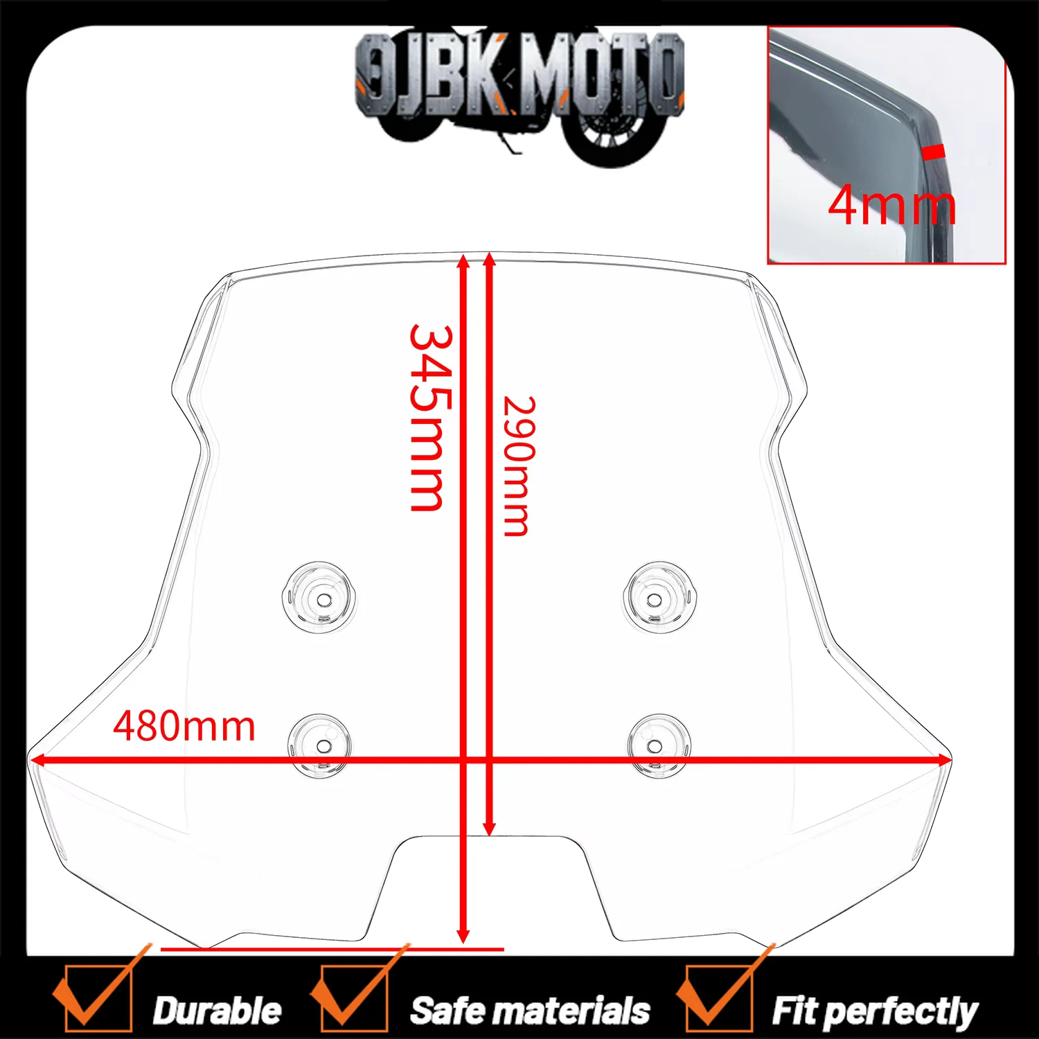 【Perfect fit】For Suzuki V-STROM 800DE 2023 motorcycle modified to increase the front windshield windshield
【Perfect fit】For Suzuki V-STROM 800DE 2023 motorcycle modified to increase the front windshield windshield