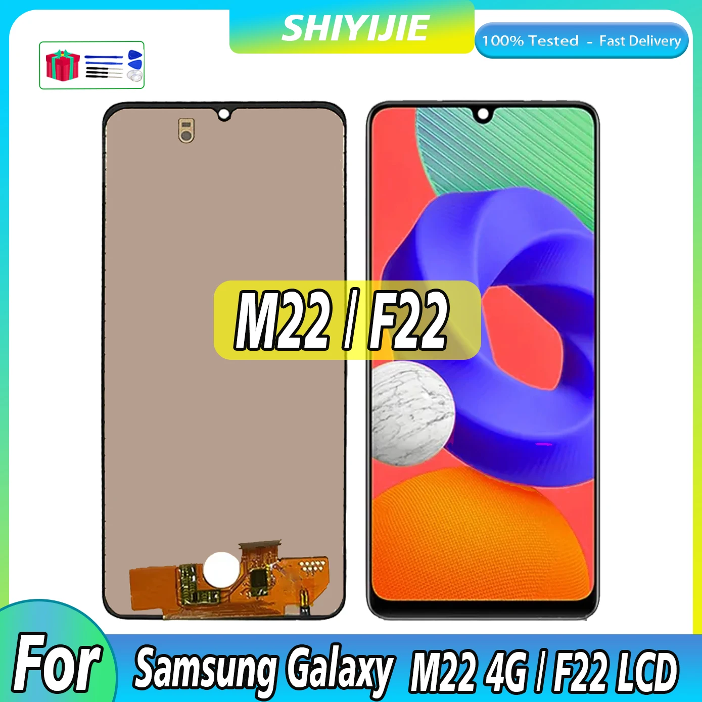 ЖК-дисплей 6,4 дюйма для Samsung Galaxy M22/F22, сенсорный экран для Samsung M22, 4G, M225, M225F/DS, дигитайзер в сборе
ЖК-дисплей 6,4 дюйма для Samsung Galaxy M22/F22, сенсорный экран для Samsung M22, 4G, M225, M225F/DS, дигитайзер в сборе