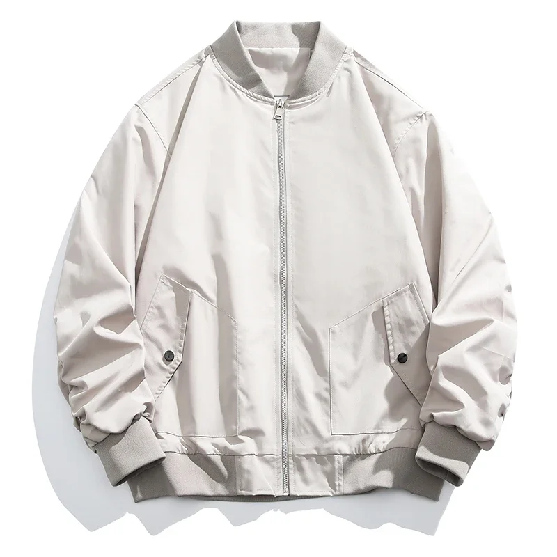 Men's Solid Color Baseball Suit Casual Versatile Jackets Work Cycling Jacket Spring and Autumn New Air Force Ma1 Pilot Jacket
Men's Solid Color Baseball Suit Casual Versatile Jackets Work Cycling Jacket Spring and Autumn New Air Force Ma1 Pilot Jacket