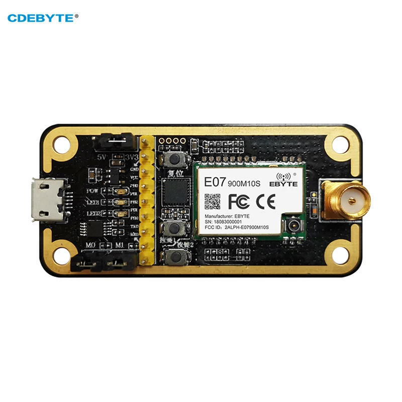 Test Board E07-900MBL-01 E07-900M10S Development Evaluation Kit USB Interface to TTL Easy Use Main Control MCU STM8L151G4
Test Board E07-900MBL-01 E07-900M10S Development Evaluation Kit USB Interface to TTL Easy Use Main Control MCU STM8L151G4
