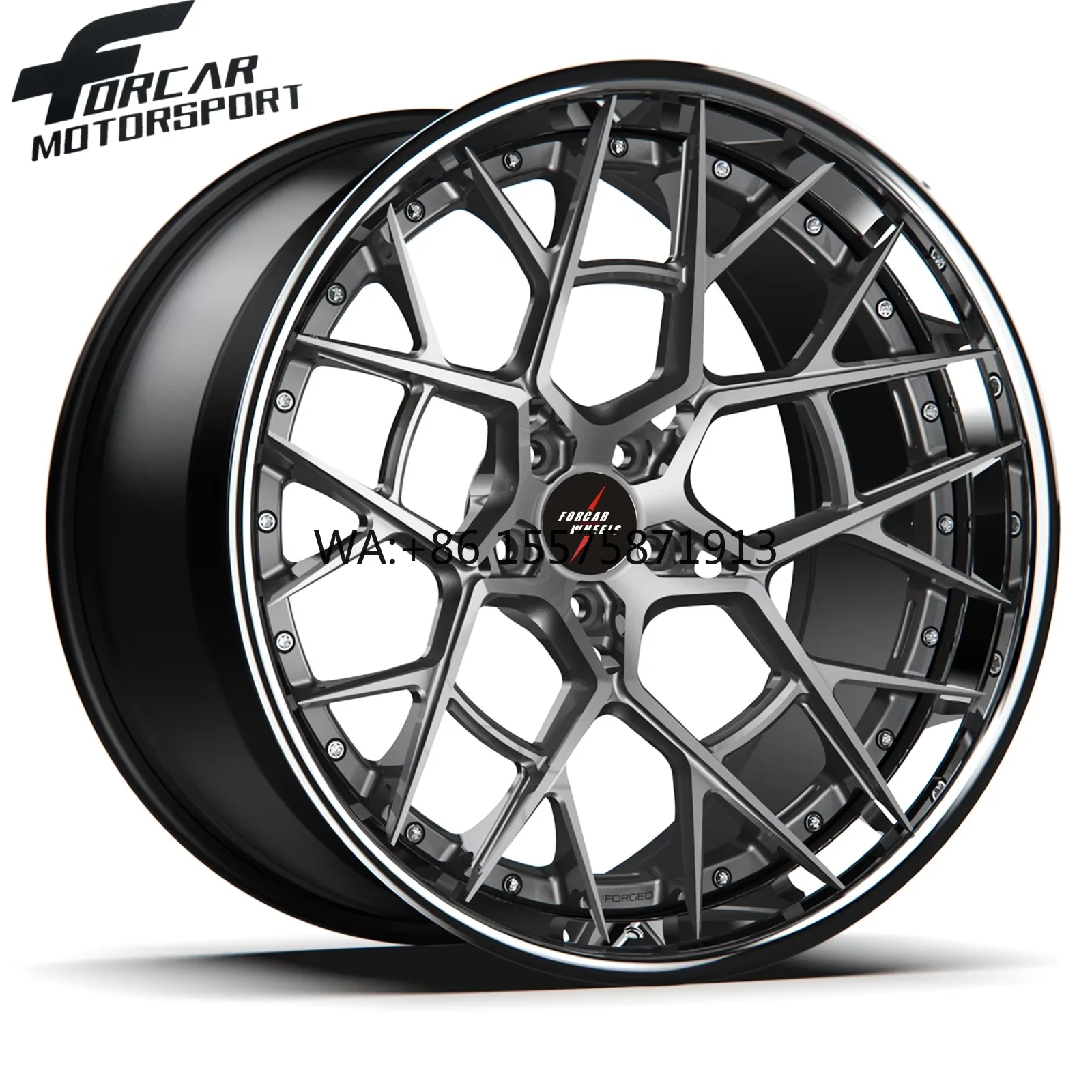 Two-Piece Customized Big Capacity 16 17 18 19 20 21 22 23 24 Inch Alloy Forged Wheels Rims
Two-Piece Customized Big Capacity 16 17 18 19 20 21 22 23 24 Inch Alloy Forged Wheels Rims