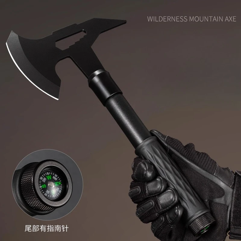 Stainless Steel Camping Axe Portable Chopping Axe Outdoor Camping Self-defense Axe 
Stainless Steel Camping Axe Portable Chopping Axe Outdoor Camping Self-defense Axe