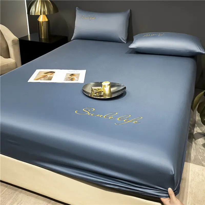 Bedroom Twin Bedsheets Blue Silk Adult Cooling Bedsheets Soft Comferter Ropa De Cama Juego Completo Full Size Comforter Set
Bedroom Twin Bedsheets Blue Silk Adult Cooling Bedsheets Soft Comferter Ropa De Cama Juego Completo Full Size Comforter Set