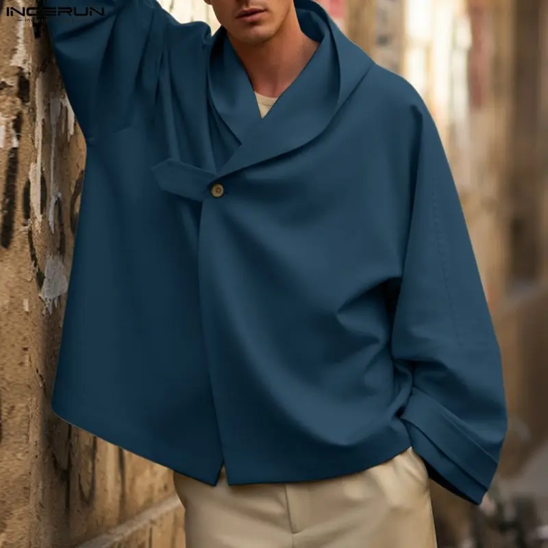 Мужские худи INCERUN: однотонные, с капюшоном, с длинным рукавом, повседневные, свободного кроя, уличная мода, 2026, для отдыха
Мужские худи INCERUN: однотонные, с капюшоном, с длинным рукавом, повседневные, свободного кроя, уличная мода, 2026, для отдыха