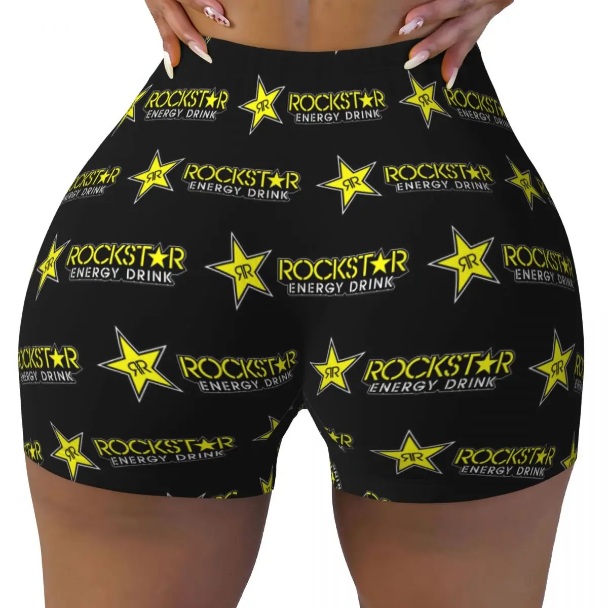 Пользовательские шорты для йоги Rockstar Energy Drink, женские шорты для тренировок в тренажерном зале, спортивные шорты для волейбола, байкеров
Пользовательские шорты для йоги Rockstar Energy Drink, женские шорты для тренировок в тренажерном зале, спортивные шорты для волейбола, байкеров