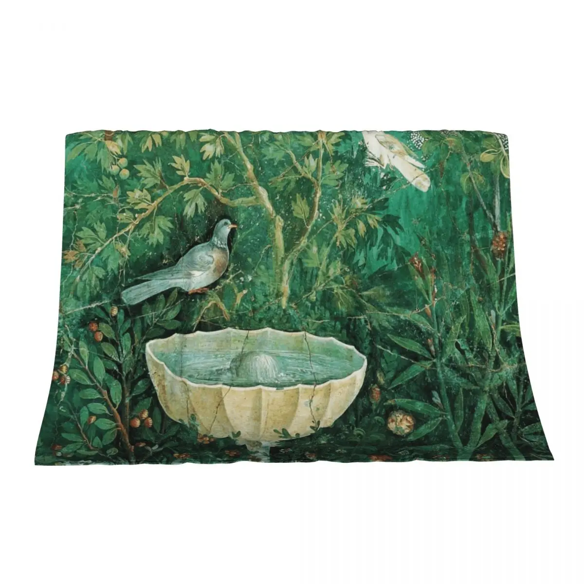 POMPEII COLLECTION,LITTLE BIRDS,DOVES AND FOUNTAININ GARDEN ,GREEN FLORAL Throw Blanket Custom Softest Weighted Blankets
POMPEII COLLECTION,LITTLE BIRDS,DOVES AND FOUNTAININ GARDEN ,GREEN FLORAL Throw Blanket Custom Softest Weighted Blankets