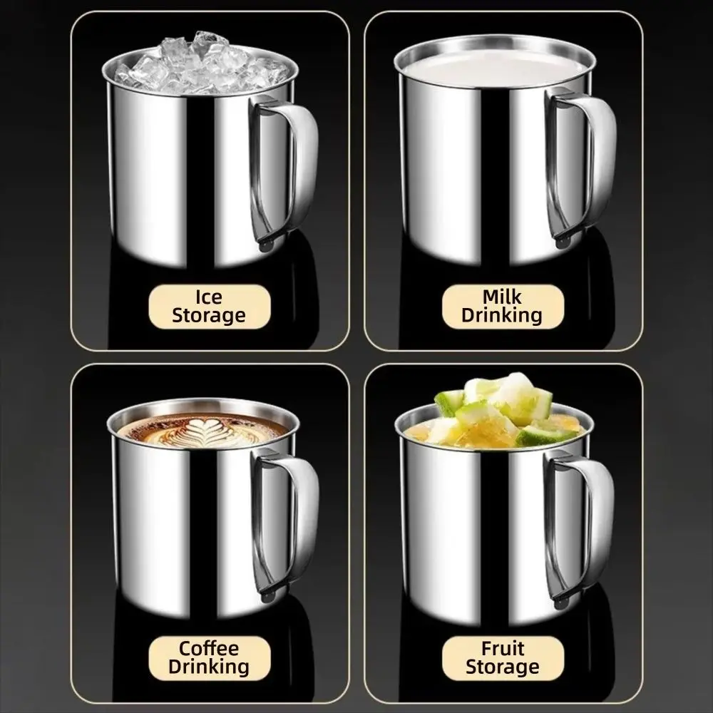 New 350-1250ml Mug 304 Stainless Steel With Lid Tea Cup Handle Design Water Cup Travel
New 350-1250ml Mug 304 Stainless Steel With Lid Tea Cup Handle Design Water Cup Travel