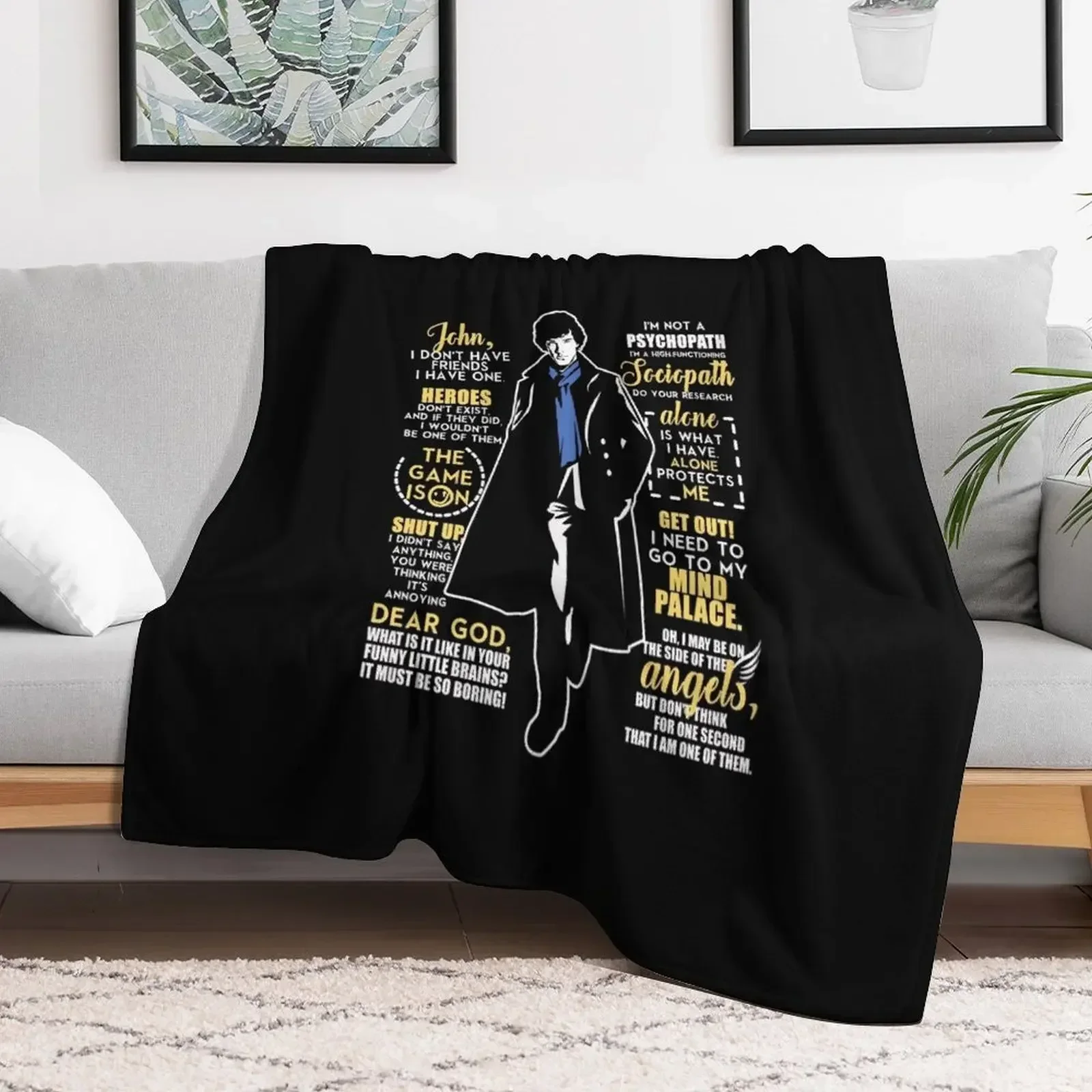 Detective Quotes V3.0 Throw Blanket Sleeping Bag Bed Plaid on the sofa Thin Blankets
Detective Quotes V3.0 Throw Blanket Sleeping Bag Bed Plaid on the sofa Thin Blankets