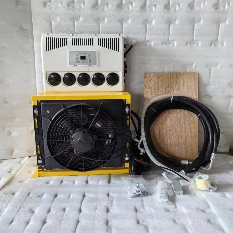 Big Truck Bus Excavator High Quality Air Conditioning 12V 24V Air Conditioning Electric Parking Cooler
Big Truck Bus Excavator High Quality Air Conditioning 12V 24V Air Conditioning Electric Parking Cooler