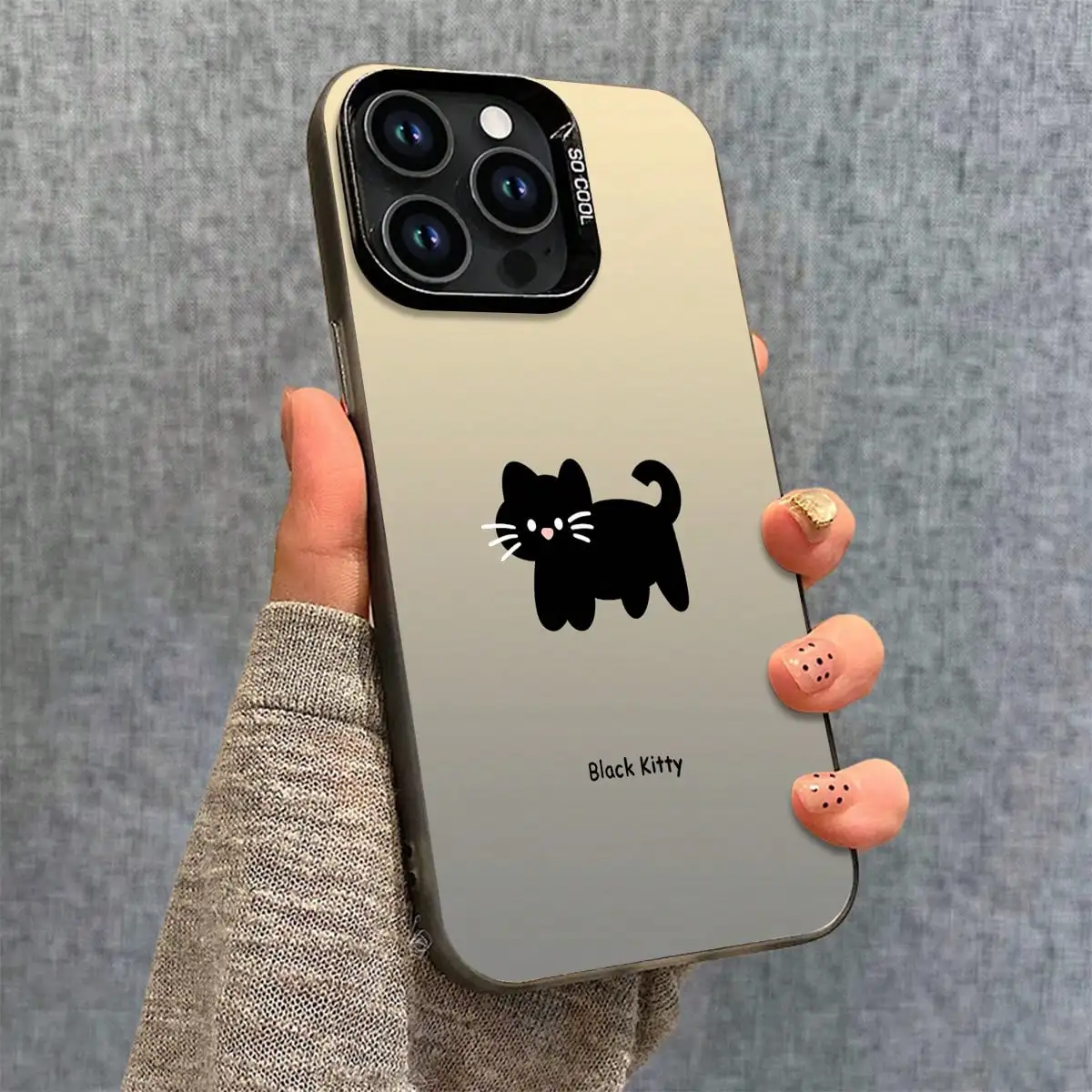 Cute Minimalist Cat Face Design phone case for iPhone 16 15 14 13 12 11 Pro/ Max/Plus shock-proof rear cover anti-fingerprint
Cute Minimalist Cat Face Design phone case for iPhone 16 15 14 13 12 11 Pro/ Max/Plus shock-proof rear cover anti-fingerprint
