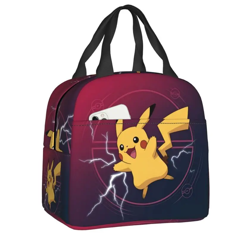 Pokemoned P-Pikachus Insulated Lunch Bags for Women Thunderbolt Cute Printed Thermal Cooler Bento Box Outdoor Camping Travel
Pokemoned P-Pikachus Insulated Lunch Bags for Women Thunderbolt Cute Printed Thermal Cooler Bento Box Outdoor Camping Travel