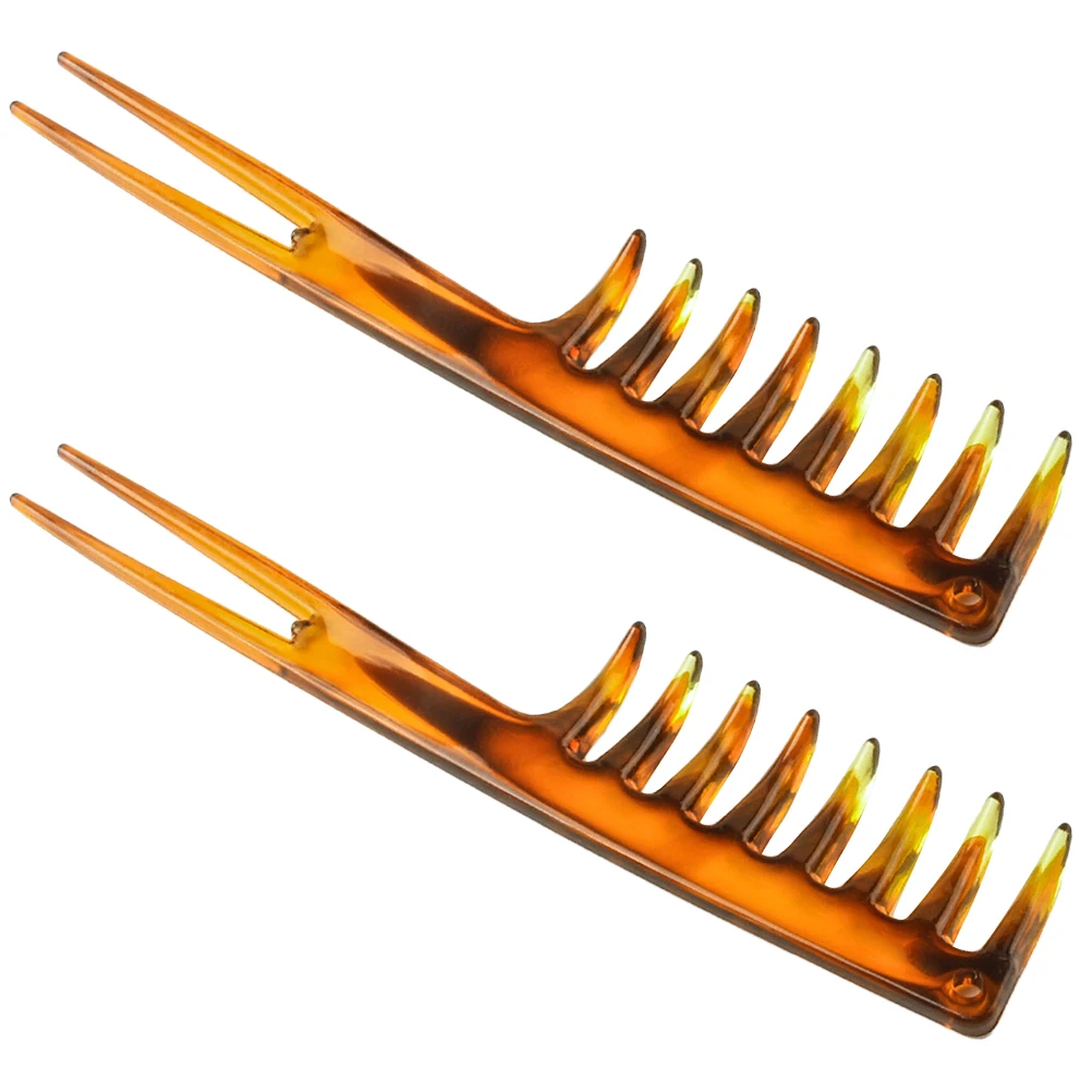 2 Pcs Wide Tooth Comb for Men Hair Styling Durable Plastic Material Curved Fork Comb Lightweight Portable Gift Choice
2 Pcs Wide Tooth Comb for Men Hair Styling Durable Plastic Material Curved Fork Comb Lightweight Portable Gift Choice