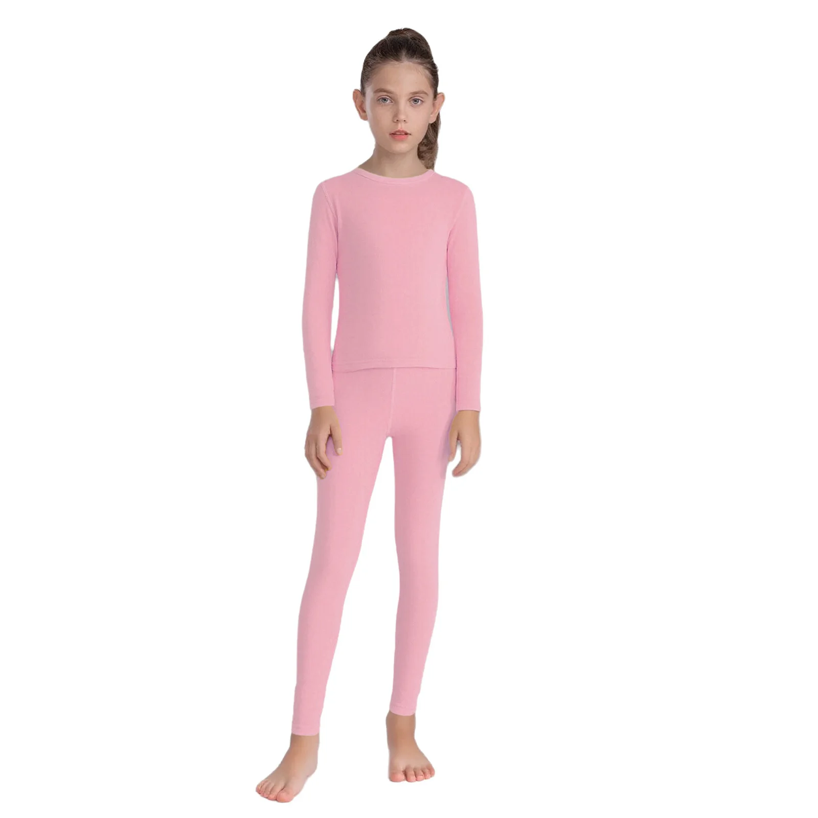 Kids Girls Boys Thermal Underwear 2Pcs Solid Color Sleepwear Homewear Loungewear Round Neck Long Sleeves Shirt Top+Pants Set
Kids Girls Boys Thermal Underwear 2Pcs Solid Color Sleepwear Homewear Loungewear Round Neck Long Sleeves Shirt Top+Pants Set