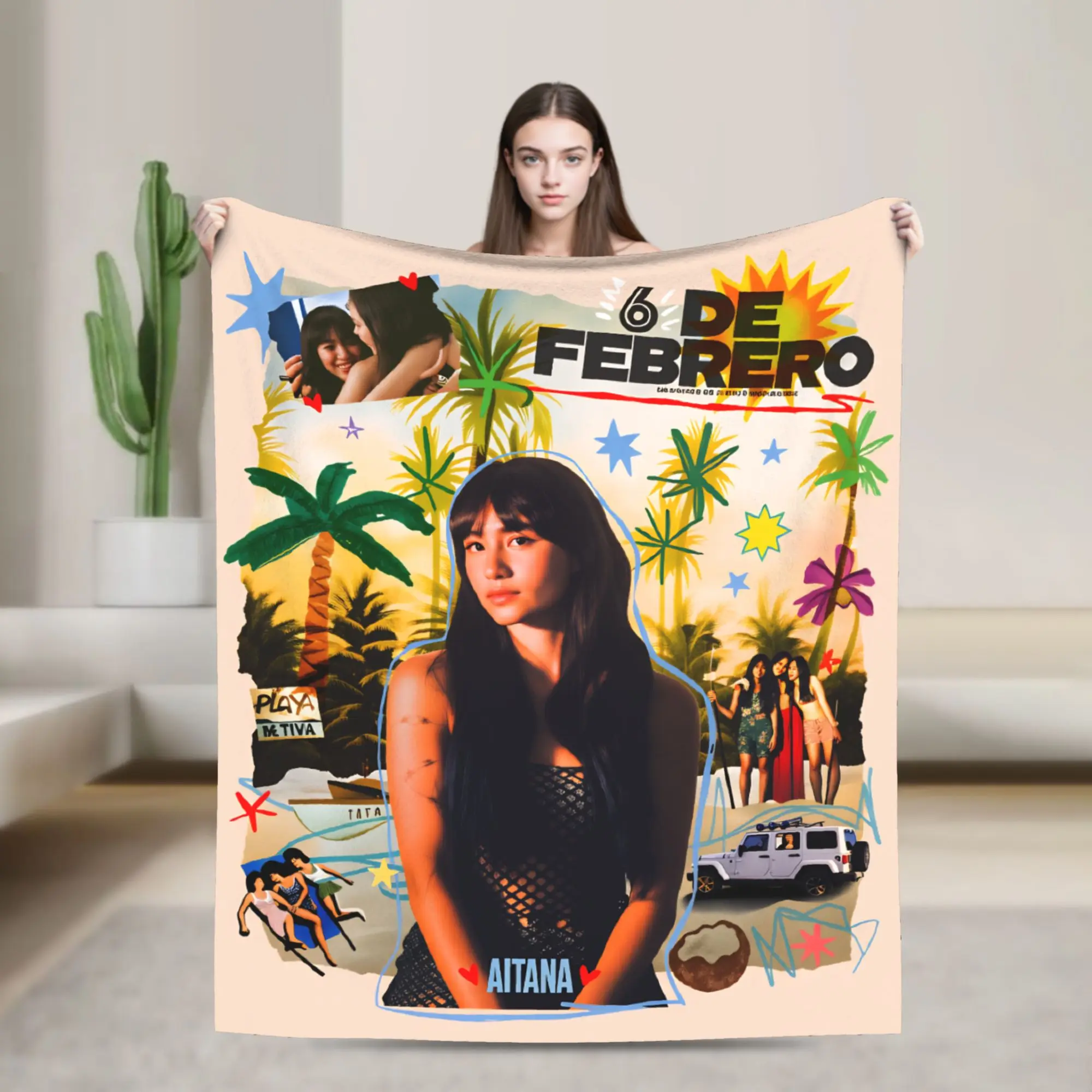 Aitanaed Singer Blanket Spanish Art Warm Soft Street Trend Plush Throw Blanket For Couch Picnic Flannel Bedspread Bed Cover
Aitanaed Singer Blanket Spanish Art Warm Soft Street Trend Plush Throw Blanket For Couch Picnic Flannel Bedspread Bed Cover