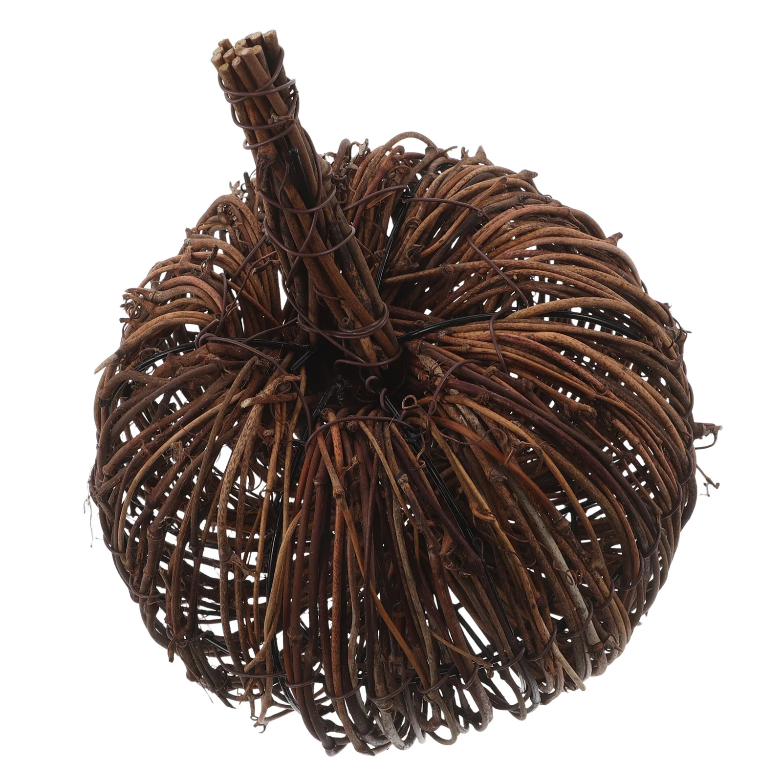 Rattan Woven Pumpkin Handcrafted Artificial Pumpkin Decor Halloween Thanksgiving Tabletop Fall Decorative Ornament
Rattan Woven Pumpkin Handcrafted Artificial Pumpkin Decor Halloween Thanksgiving Tabletop Fall Decorative Ornament