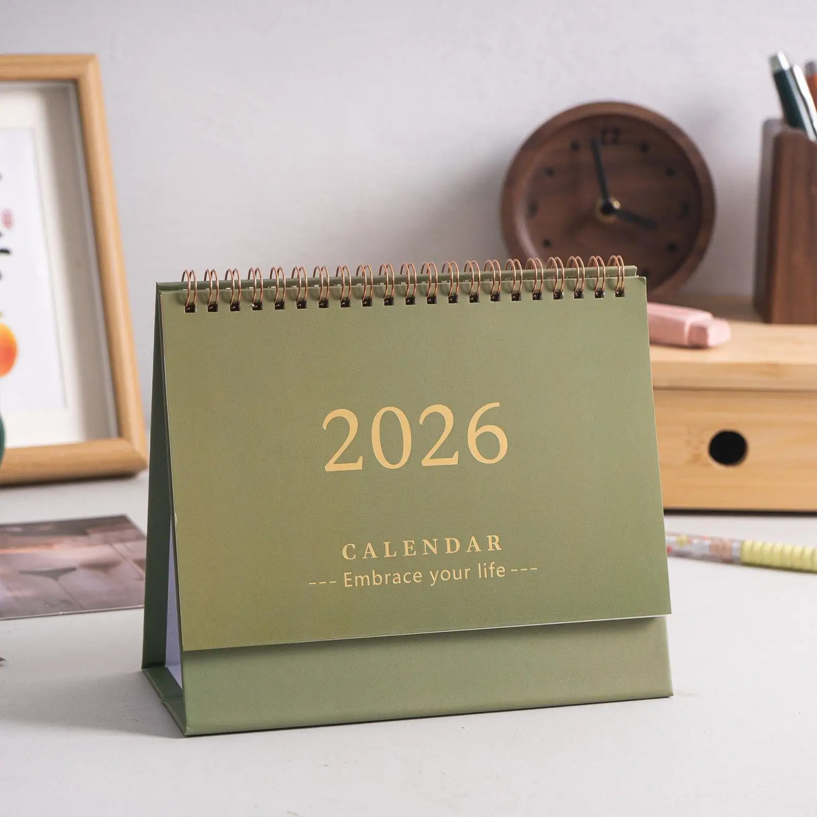 2026 Mini Simple Calendar Small Desk Calendar Creative Coil Calendar Planner Desktop Decoration Office Stationery
2026 Mini Simple Calendar Small Desk Calendar Creative Coil Calendar Planner Desktop Decoration Office Stationery