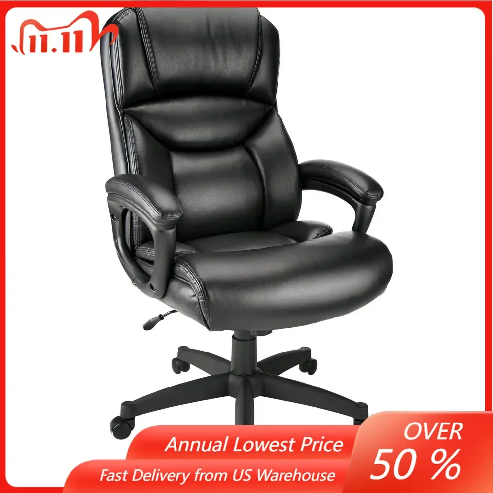 Office Chair/-Cemented Leather Black -desk Chair28.15 D X 26.38 W X 42.91 H "- Artificial Leather -ergonomic Office Chair
Office Chair/-Cemented Leather Black -desk Chair28.15 D X 26.38 W X 42.91 H "- Artificial Leather -ergonomic Office Chair