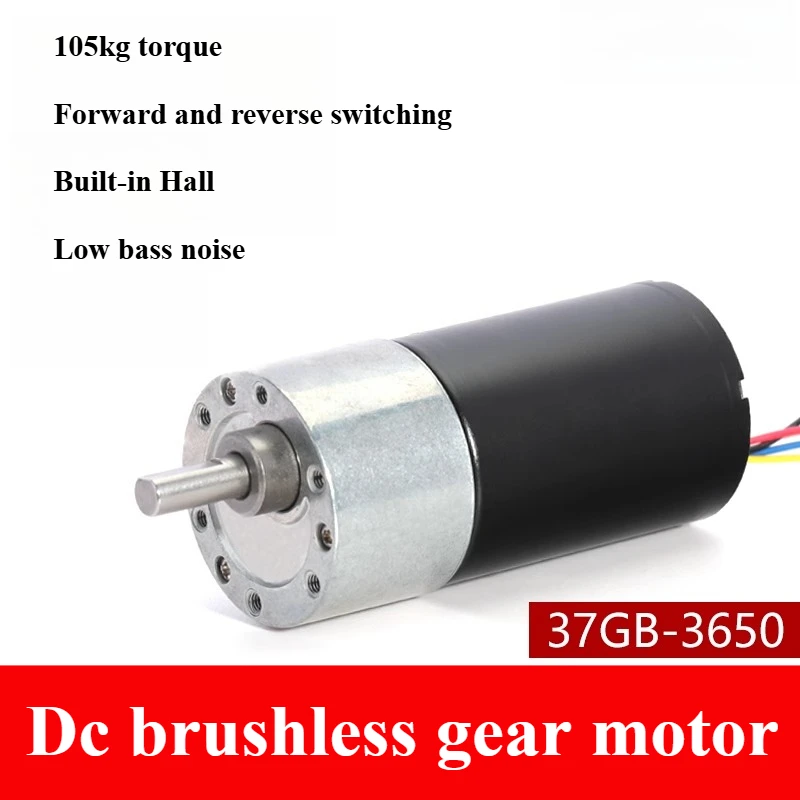 Бесщеточный редукторный двигатель Micro DC 37GB-3650, небольшой двигатель с большим крутящим моментом 12–24 В, регулировка скорости
Бесщеточный редукторный двигатель Micro DC 37GB-3650, небольшой двигатель с большим крутящим моментом 12–24 В, регулировка скорости