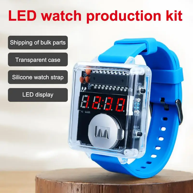 1 комплект электронных часов «сделай сам», светодиодный цифровой трубчатый дисплей, креативный проект пайки, прозрачный корпус, набор «сделай сам» (без батареи)
1 комплект электронных часов «сделай сам», светодиодный цифровой трубчатый дисплей, креативный проект пайки, прозрачный корпус, набор «сделай сам» (без батареи)