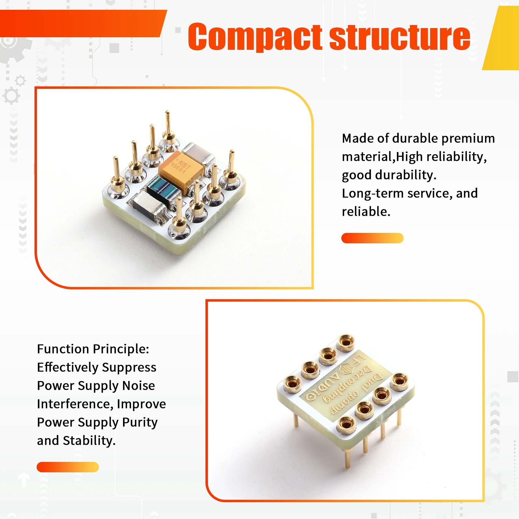 B67C Operational Amplifier Base Decoupling Socket Upgrade For Amplifier Mounting Bracket
B67C Operational Amplifier Base Decoupling Socket Upgrade For Amplifier Mounting Bracket