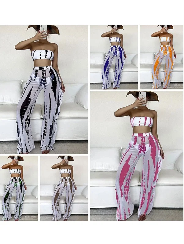 Женский комплект бикини 2026: Модный разноцветный купальник с принтом и длинными брюками из полиэстера для пляжа и термальных источников
Женский комплект бикини 2026: Модный разноцветный купальник с принтом и длинными брюками из полиэстера для пляжа и термальных источников