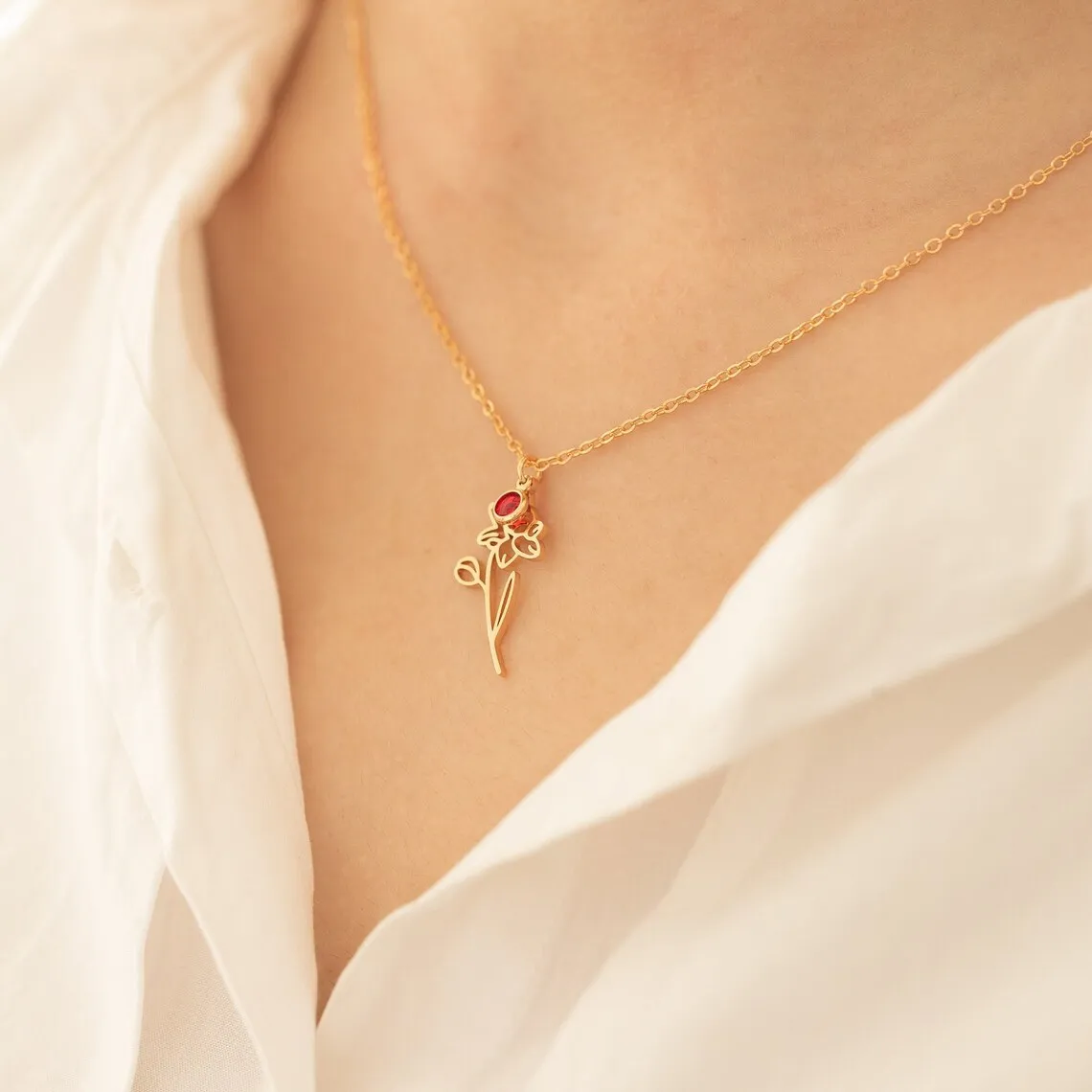 Personalized Birth Stone with Name Customized Birth Moon Flower Stainless Steel Pendant Necklace for Ladies Birthday Gift
Personalized Birth Stone with Name Customized Birth Moon Flower Stainless Steel Pendant Necklace for Ladies Birthday Gift
