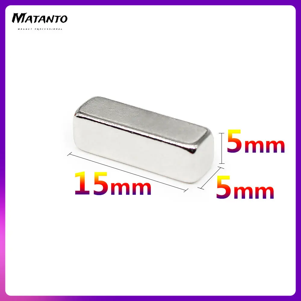 5/10/20/50/100/150PCS 15x5x5 mm Quadrate Rare Earth Neodymium Magnet Sheet 15*5 Block Permanent Magnet Strong 15x5x5mm 15*5*5
5/10/20/50/100/150PCS 15x5x5 mm Quadrate Rare Earth Neodymium Magnet Sheet 15*5 Block Permanent Magnet Strong 15x5x5mm 15*5*5