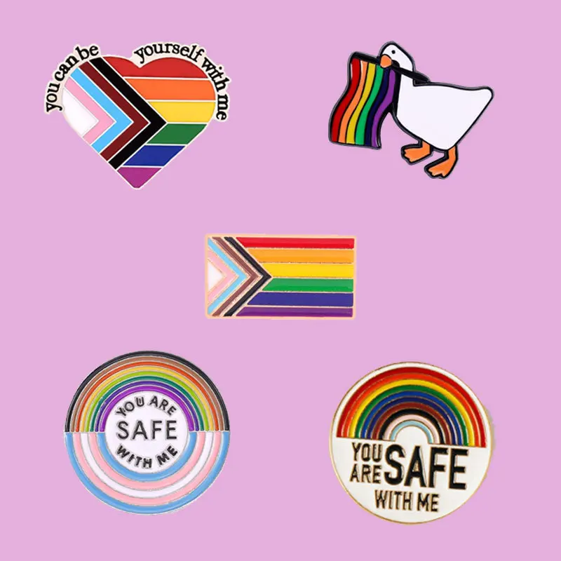 Rainbow Set 5 Versatile Color Broochs, Metal Badges, Clothing Accessories, Collar Needles, Medals, Silk Scarf Buckles
Rainbow Set 5 Versatile Color Broochs, Metal Badges, Clothing Accessories, Collar Needles, Medals, Silk Scarf Buckles