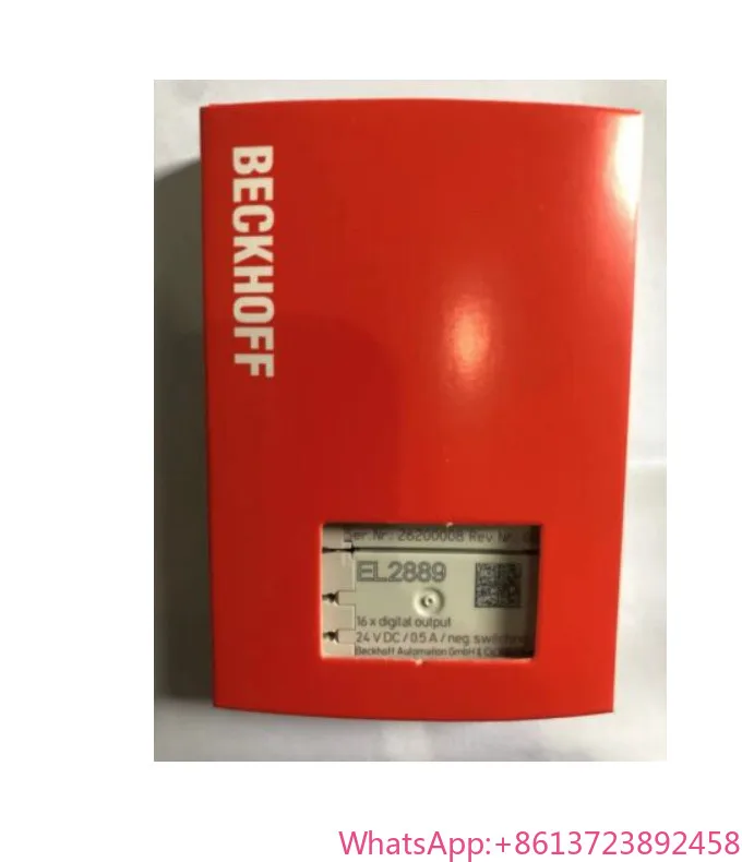 1 year warranty Brand New BECKHOFF EL2889 PLC output Module
1 year warranty Brand New BECKHOFF EL2889 PLC output Module